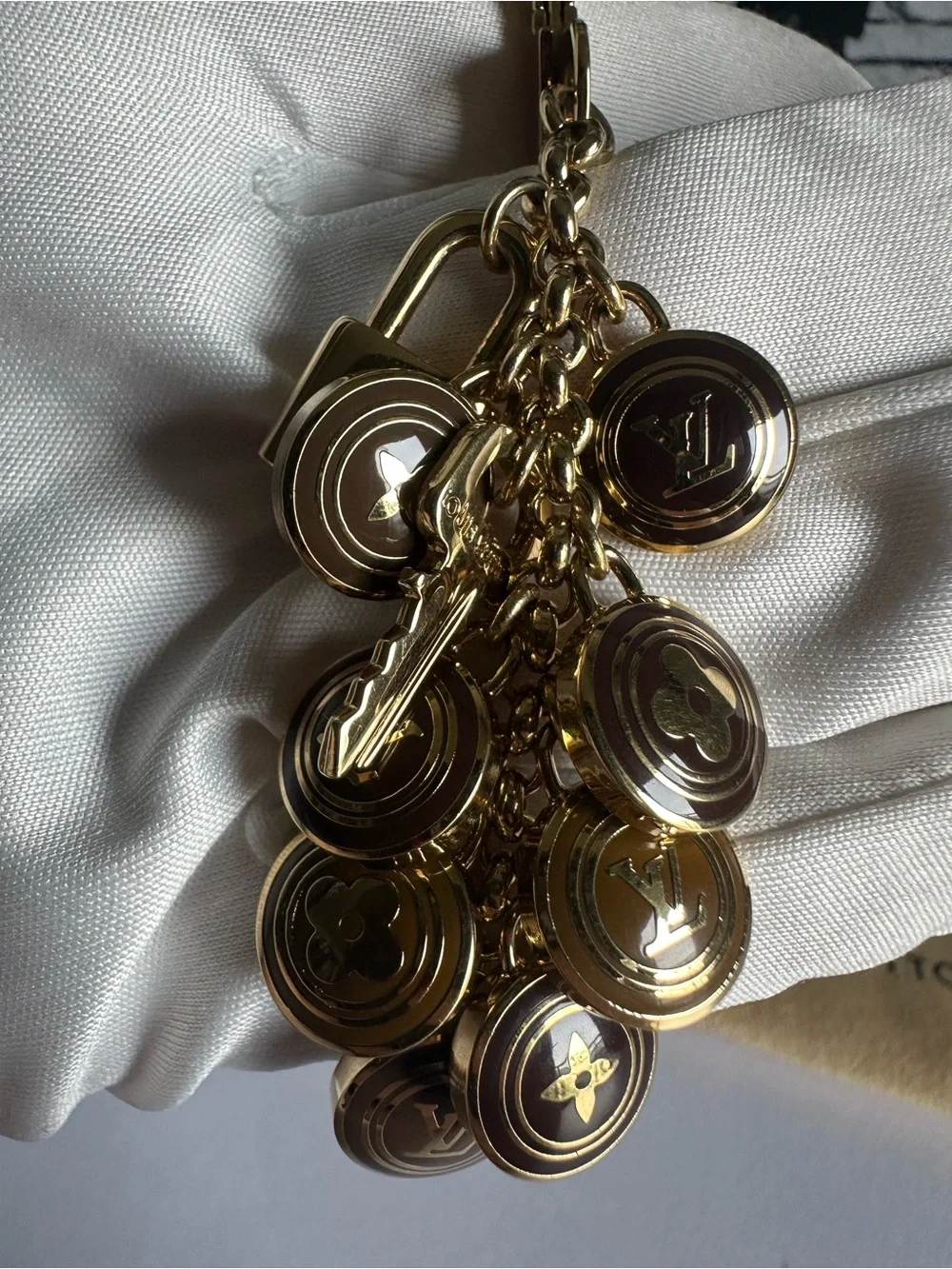 Louis Vuitton Porte-Clés Pastilles Monogram Enamel Bag Charm Key Holder Full Set